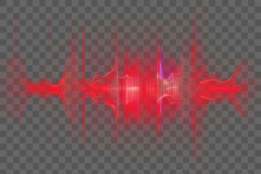 PNG A digital sound wave background pattern waves.