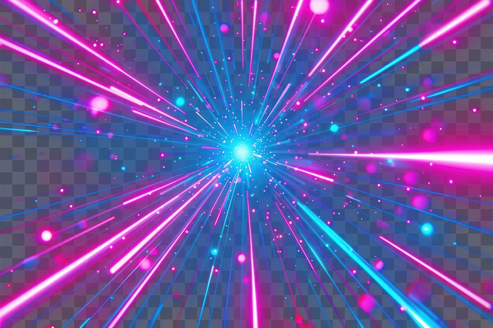 PNG Speed motion effect lights futuristic background.