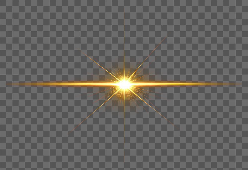 PNG An isolated gold blink light effect background lighting outdoors.