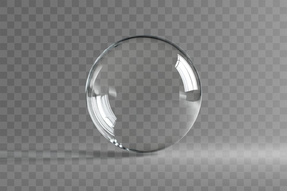 PNG A few transparent bubble floating sphere contemporary minimalist.