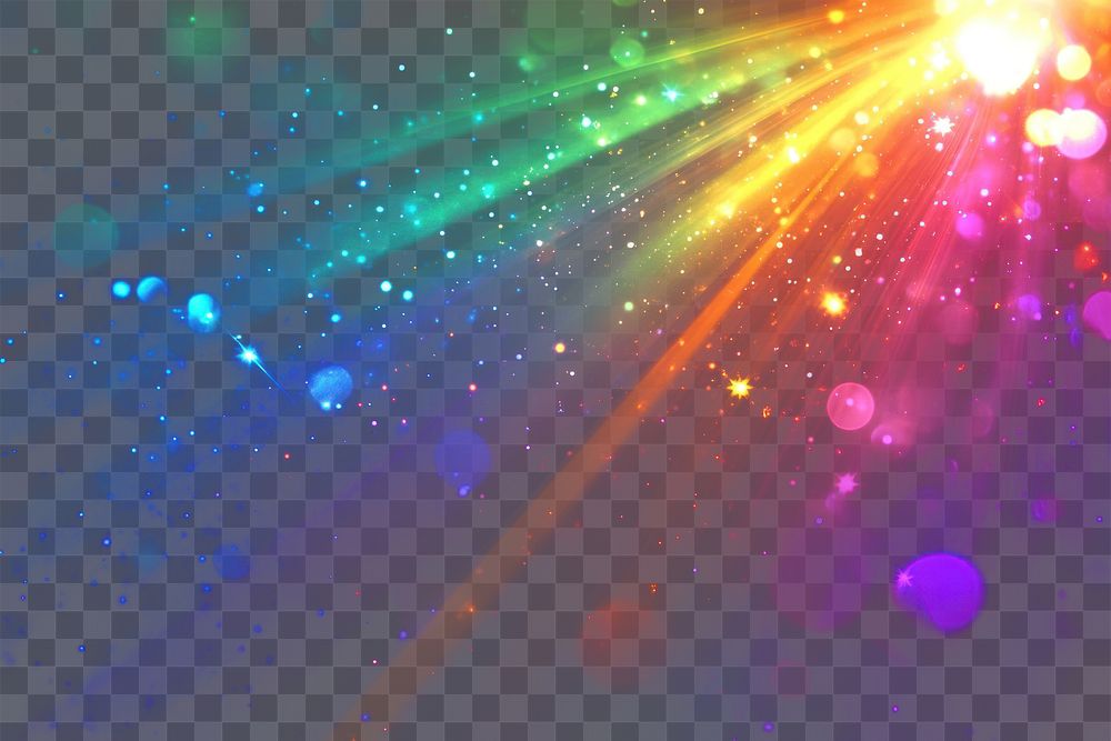 PNG Colorful light effect background colorful rainbow.