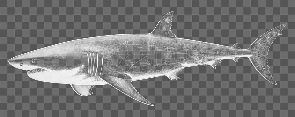 PNG  Shark shark animal fish.