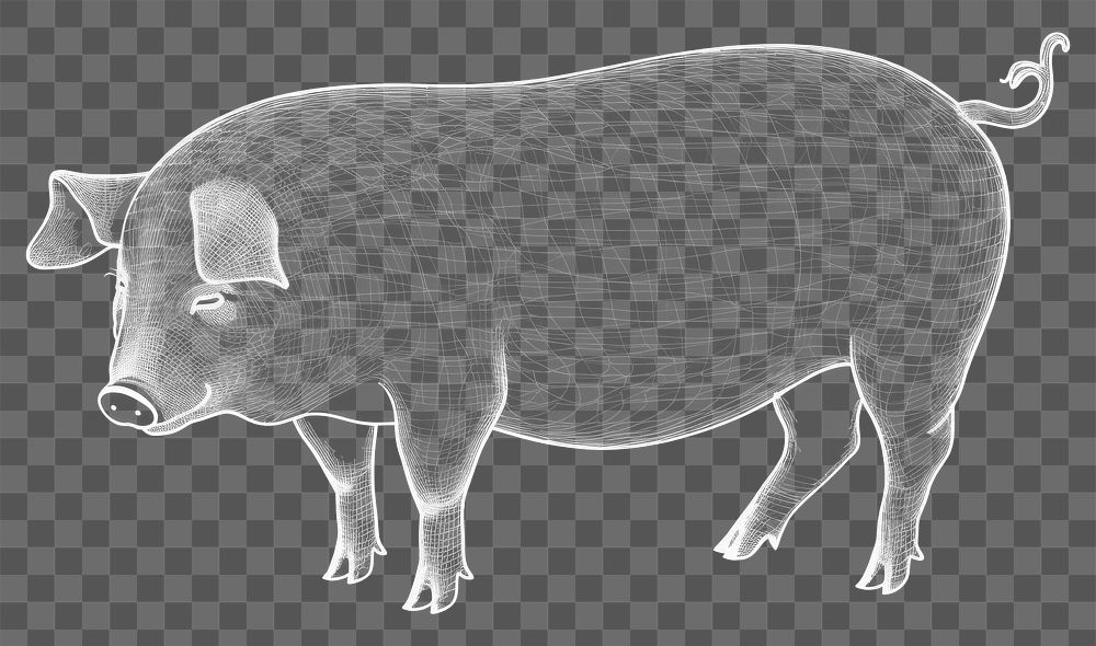PNG  Pig pig animal mammal.