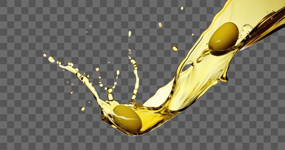 PNG  Olive with oil splash backgrounds falling macro photography.