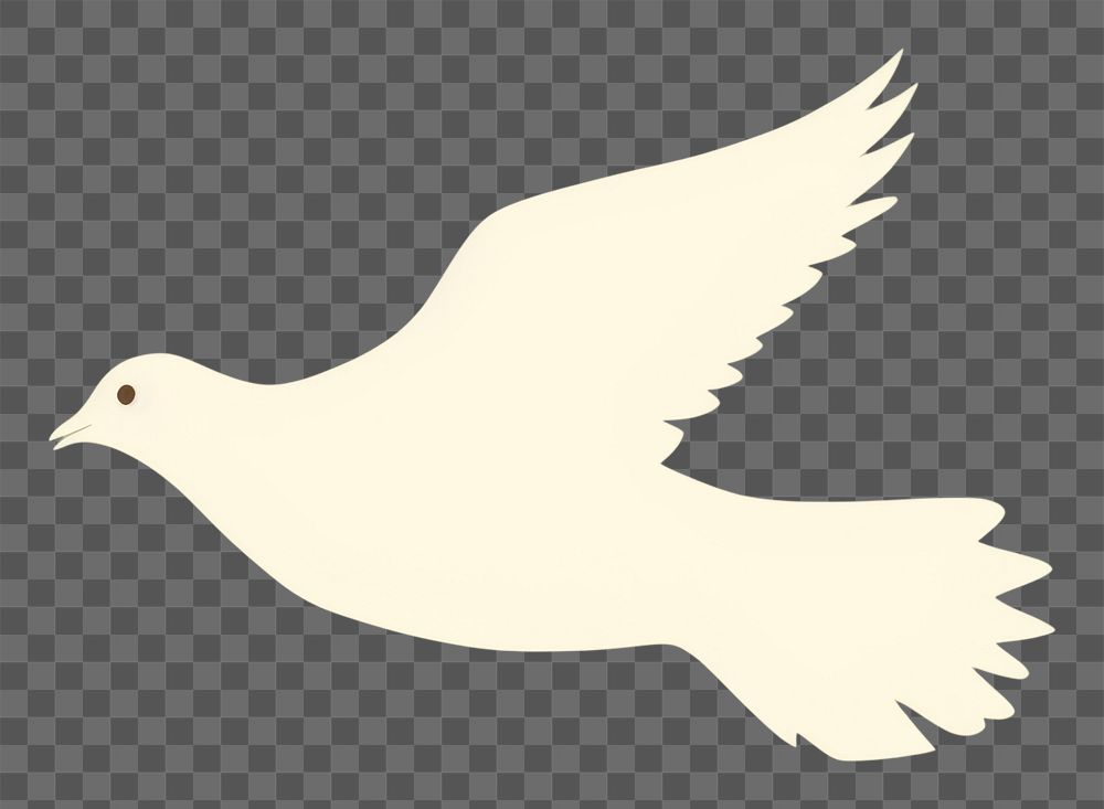 PNG  Illustration of a simple dove animal bird wildlife.