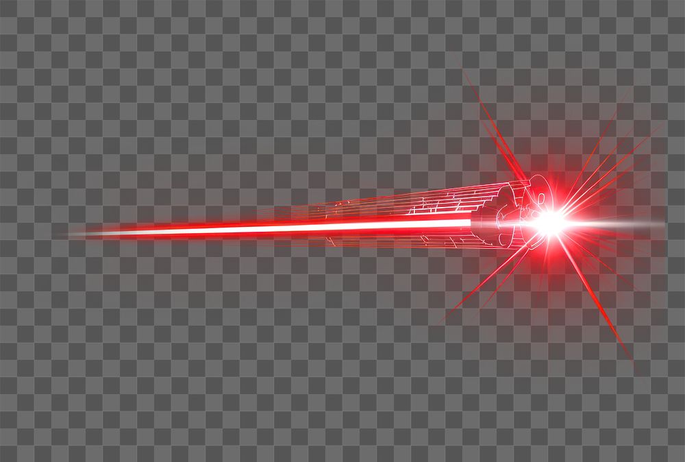 PNG Laser beam light red black background.