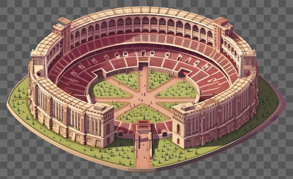 PNG Colosseum architecture outdoors building. AI generated Image by rawpixel.
