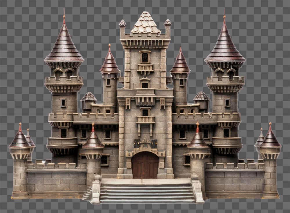 PNG Castle architecture building tower. | Free PNG - rawpixel