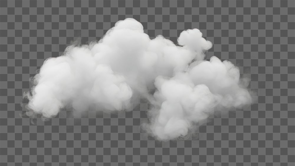 PNG White backgrounds cloud smoke. AI generated Image by rawpixel.