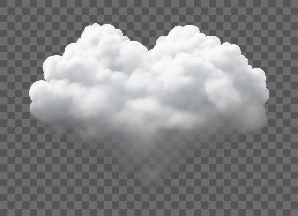 PNG White heart cloud nature sky. AI generated Image by rawpixel.