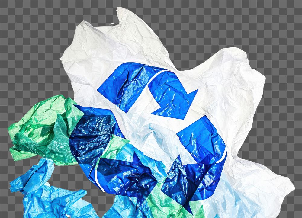PNG Recycle white background recycling crumpled. AI generated Image by rawpixel.