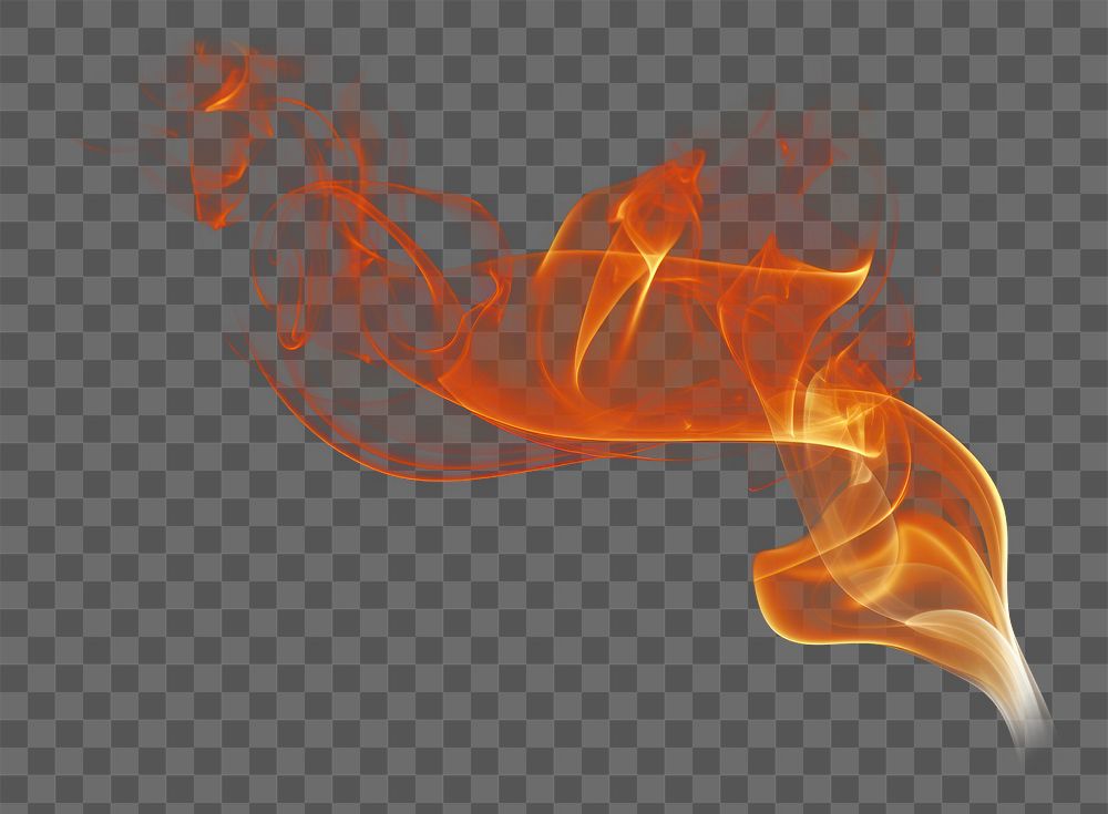PNG  Burning smoke effect backgrounds fire black background. AI generated Image by rawpixel.