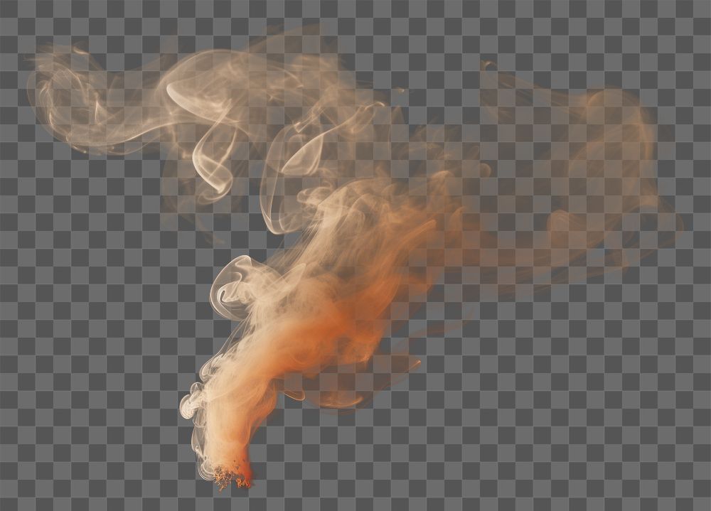 PNG  Fire fog effect smoke black black background. AI generated Image by rawpixel.