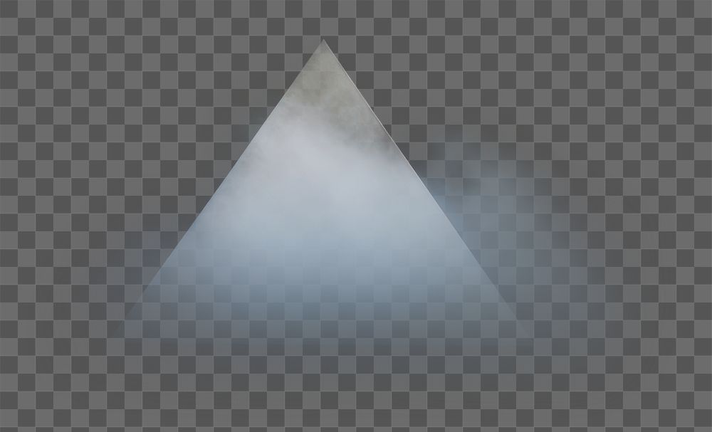 PNG  Triangle fog effect black night black background. AI generated Image by rawpixel.