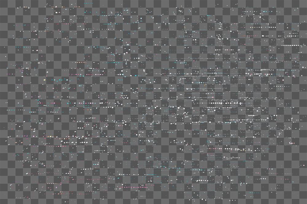 Glitch overlay png noise effect, transparent background