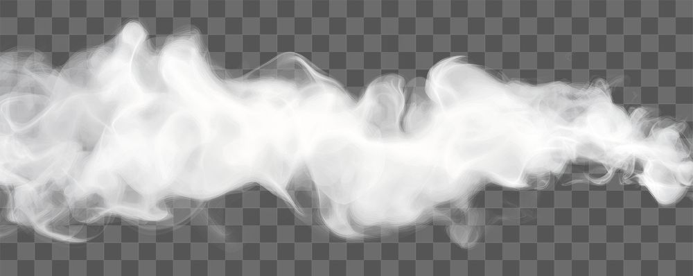 PNG White smoky smoke abstract mystical.