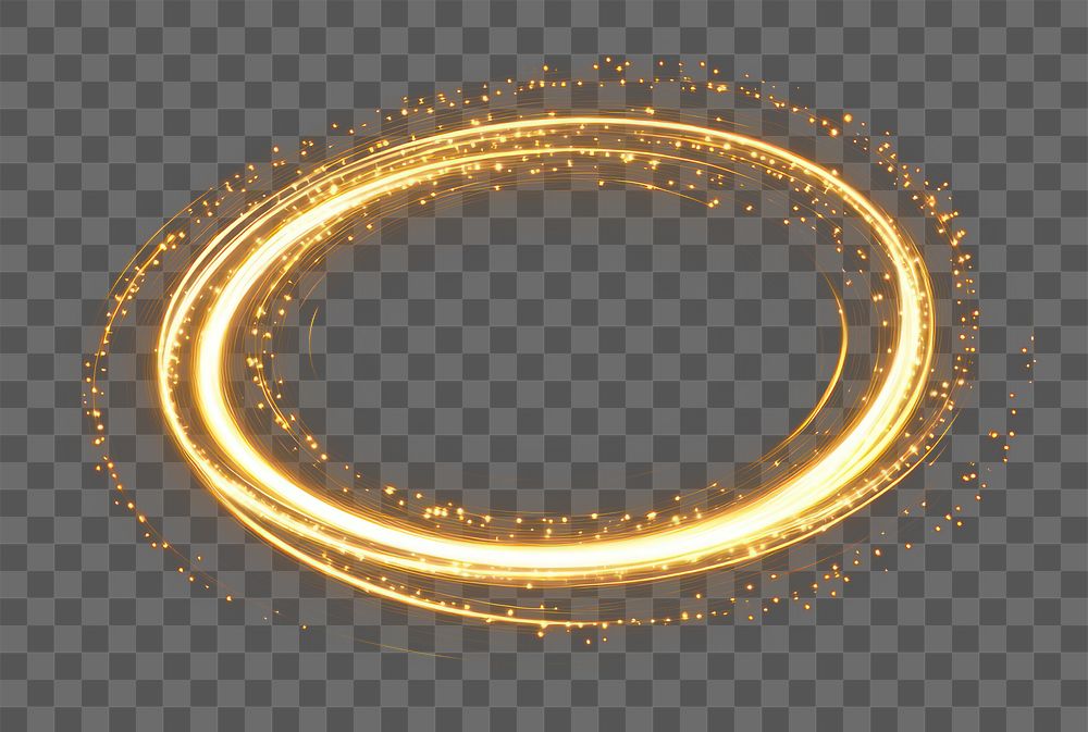 PNG Light circle swirl neon lighting effect background ring accessories.