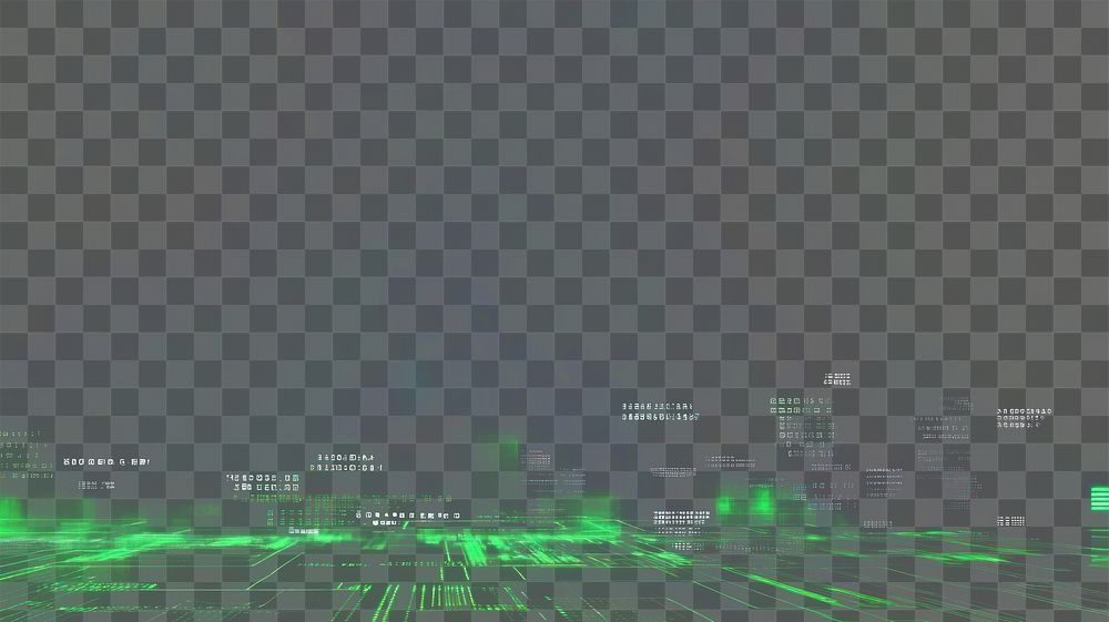 PNG Clean modern digitalism background with copy text space green data visualization.