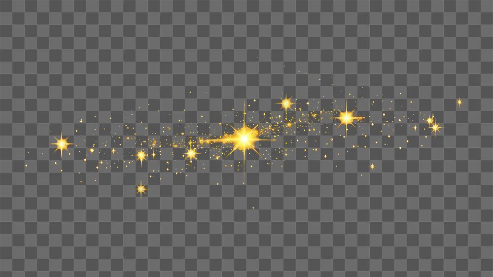 PNG A vector glowing gold light effect lights background design.