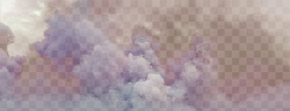 PNG Pastel smoky background clouds dreamy sky.