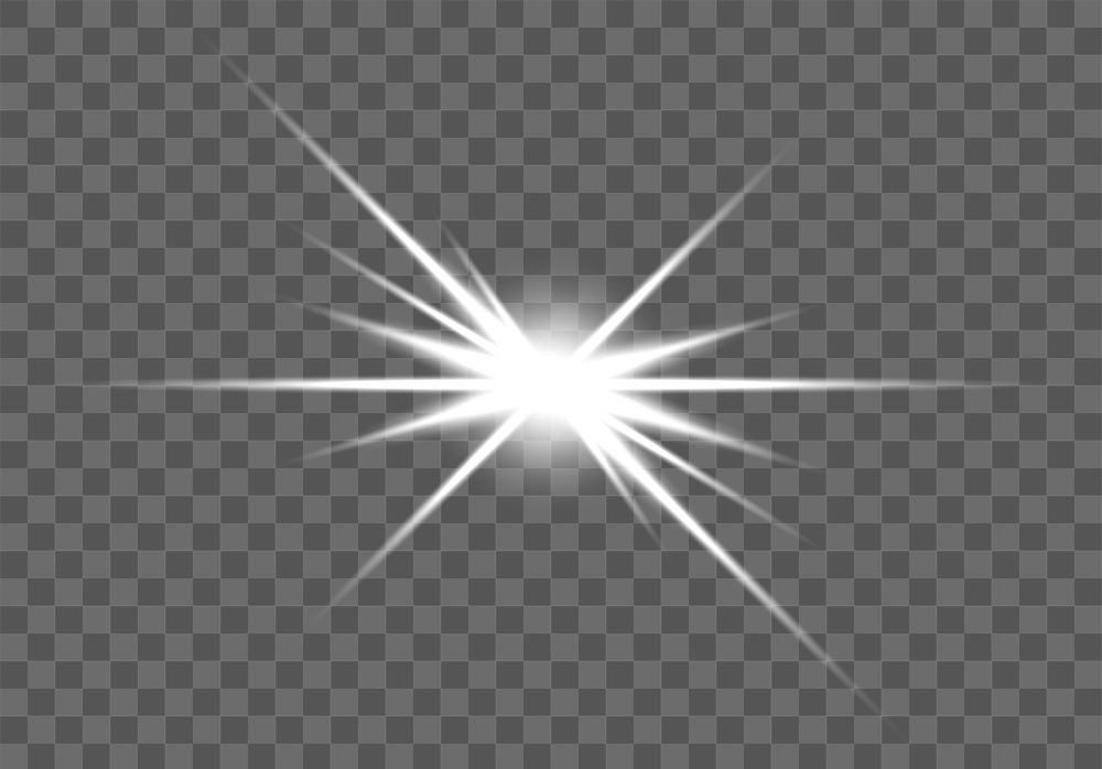 PNG Dynamic starburst overlay effect on transparent background