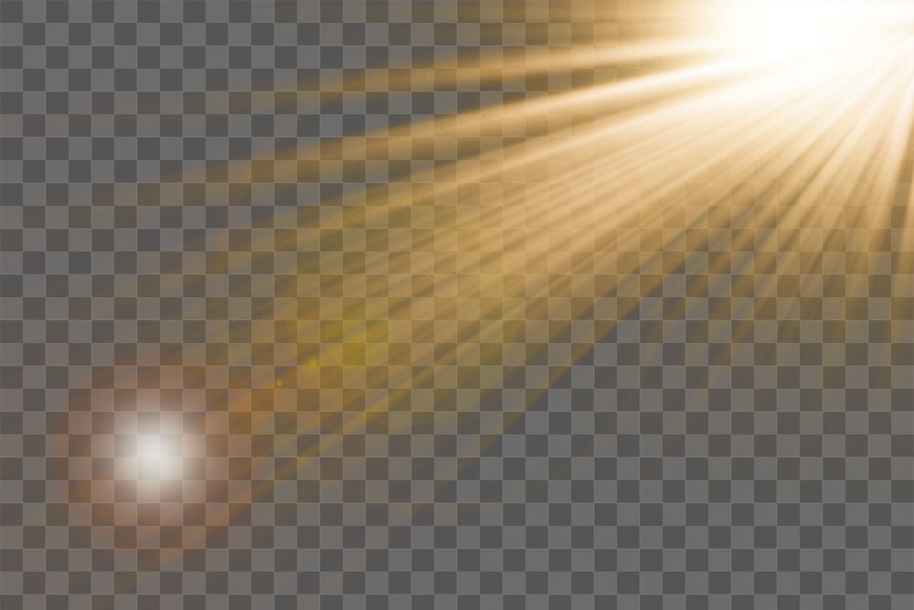 Shining light png border, transparent background