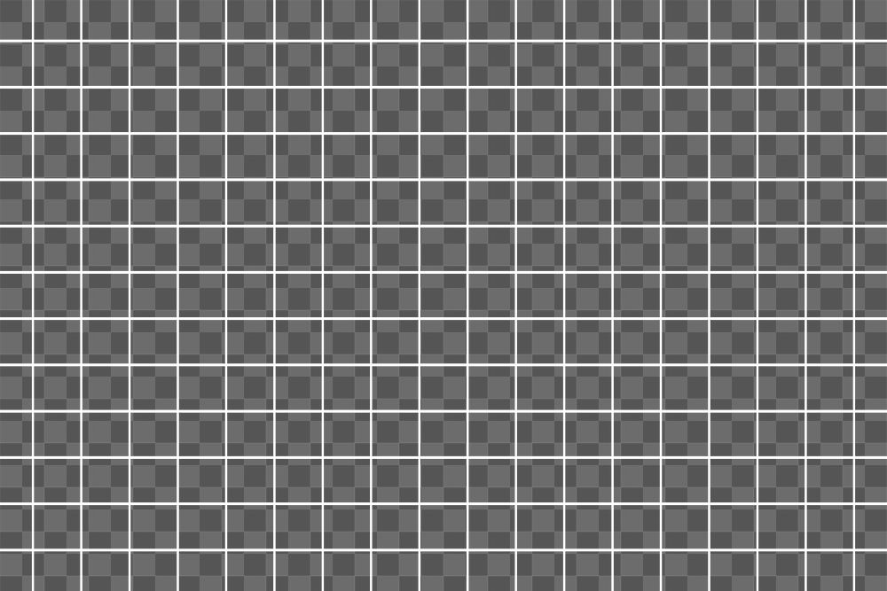 White grid png overlay, transparent background