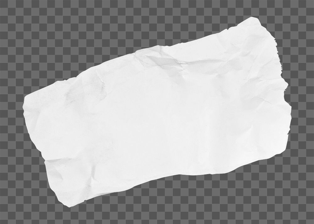 Piece of paper png, transparent background
