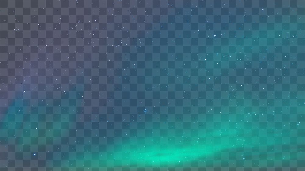 Aurora png overlay element, transparent background