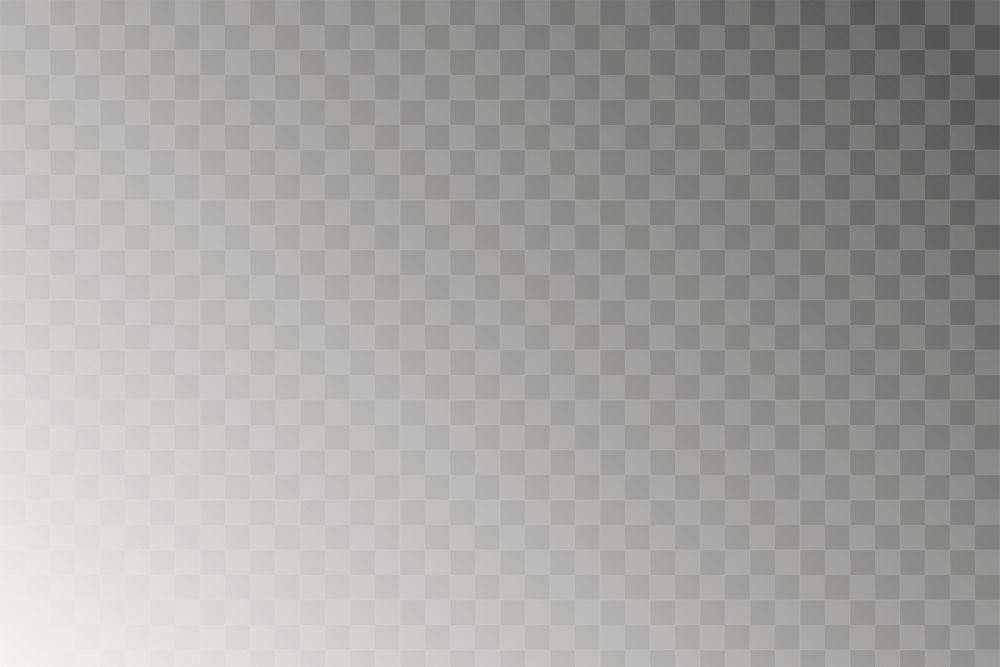 Gradient black png overlay, transparent background