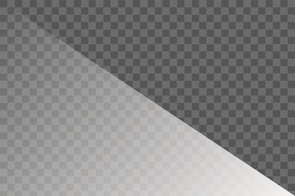 PNG black gradient triangle border, transparent background