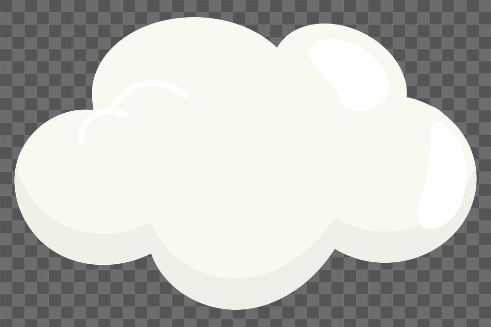 PNG white cloud weather transparent background