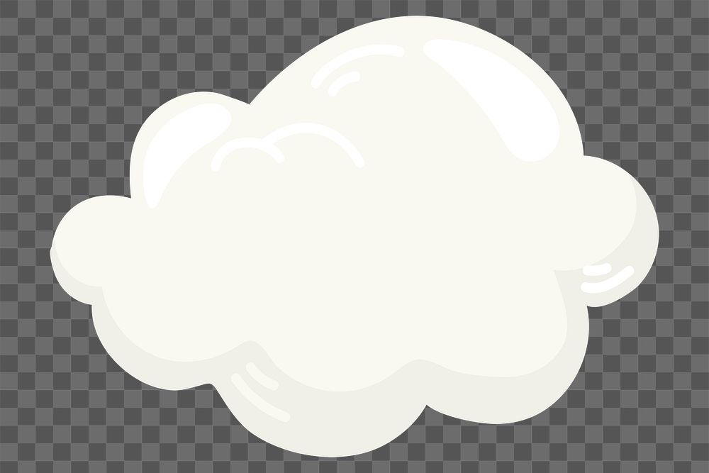 PNG white cloud weather transparent background