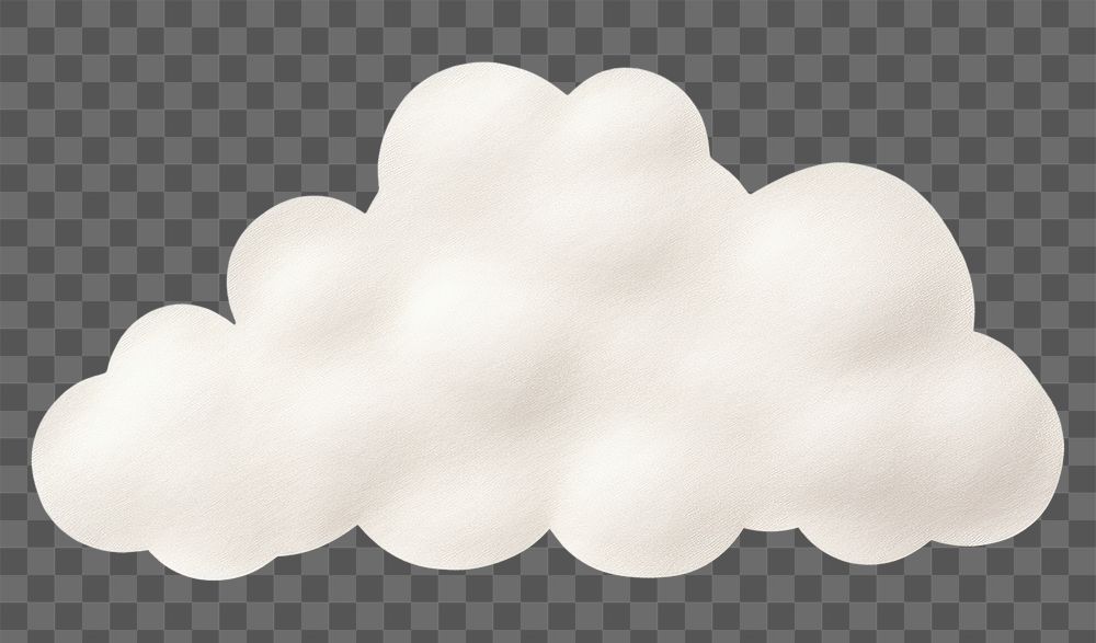 PNG Cloud white white background simplicity. AI generated Image by rawpixel.
