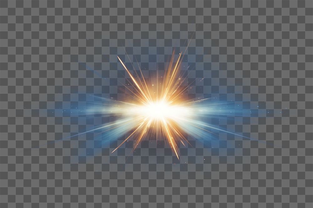 PNG shining star effect, transparent background 