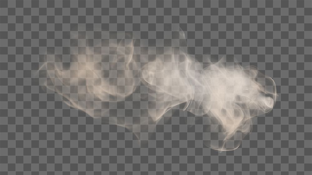 PNG ethereal white smoke effect