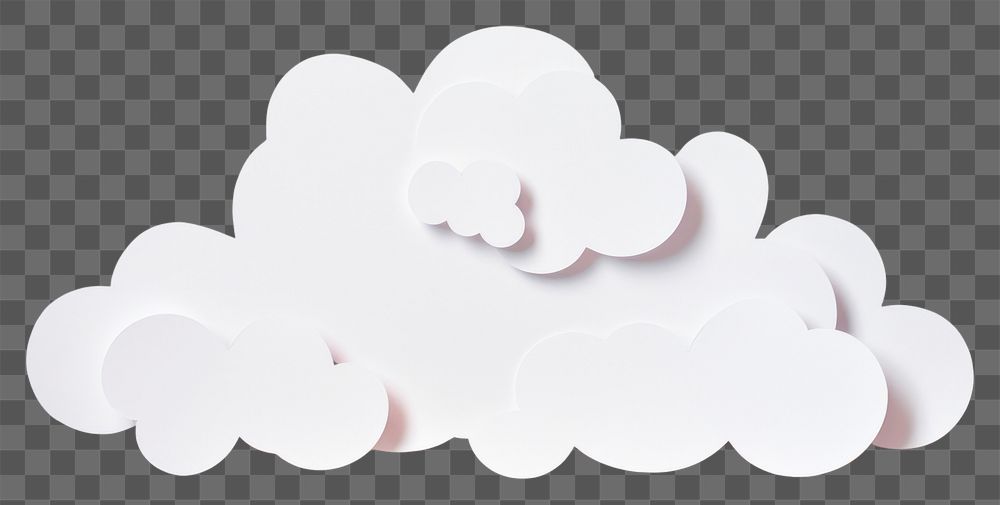 PNG Clouds white white background simplicity. AI generated Image by rawpixel.