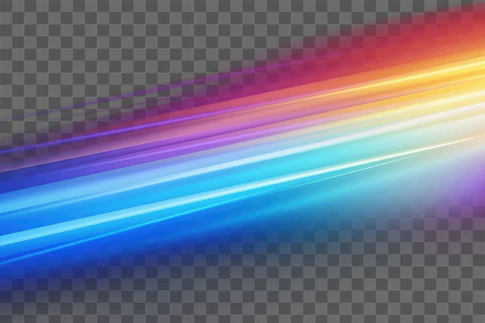 PNG Rainbow light leak backgrounds graphics bright