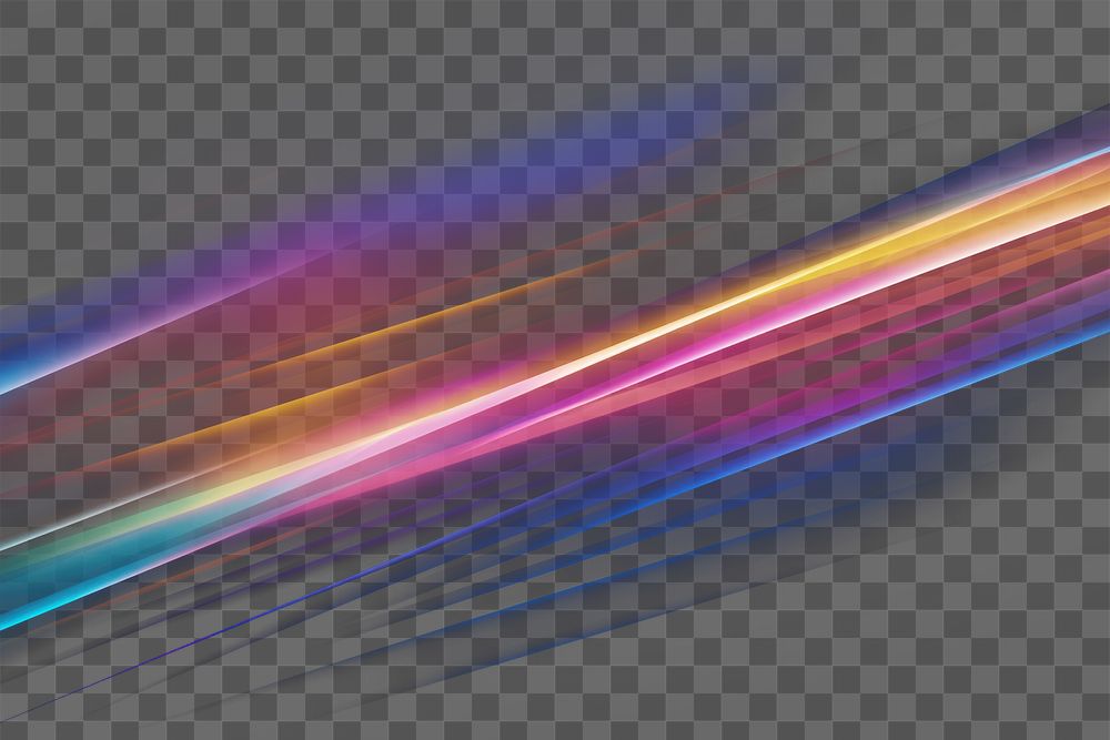 PNG Rainbow Lens Flare Effect backgrounds graphics pattern. 