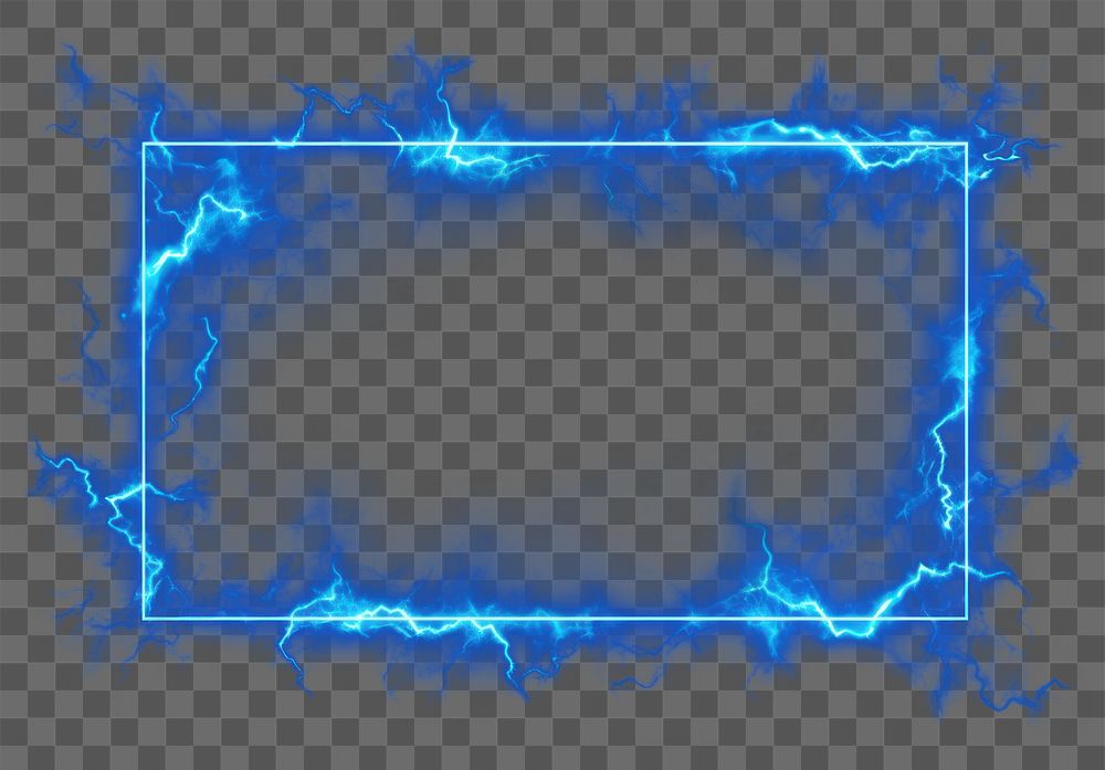 PNG Blue Lightning thunder lightning thunderstorm backgrounds. AI generated Image by rawpixel.