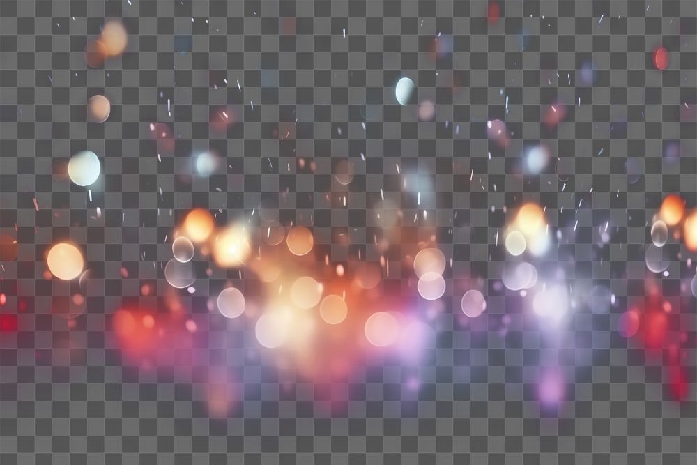 PNG Bokeh lighting backgrounds outdoors night