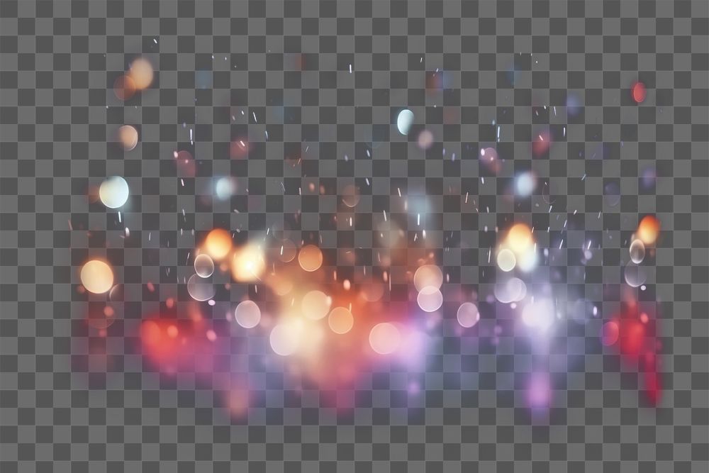 PNG Bokeh lighting backgrounds outdoors night