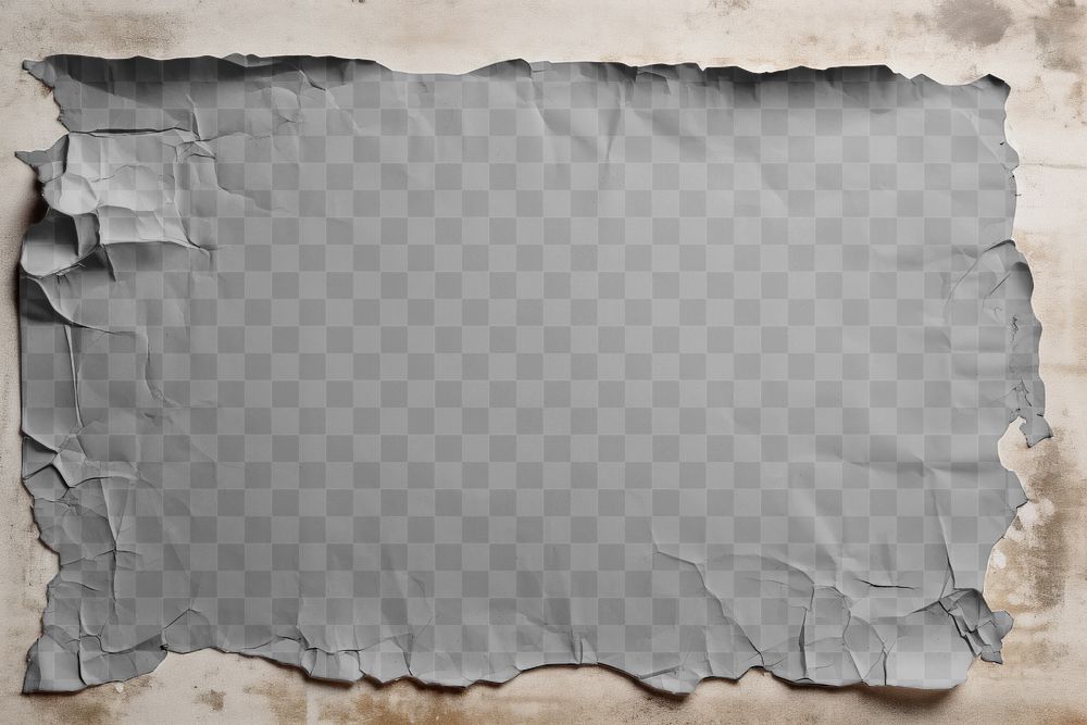 PNG peeled paint effect, transparent background AI generated image by rawpixel