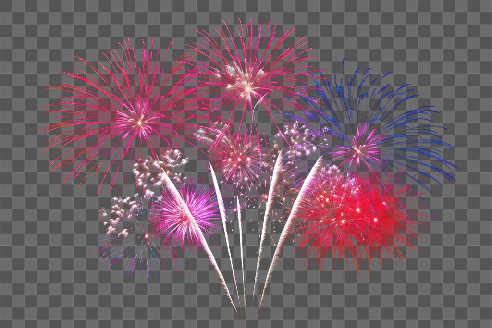 PNG Fireworks celebration recreation exploding