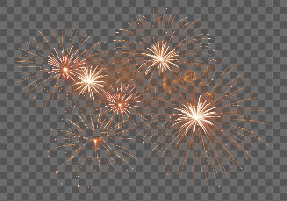 PNG Fireworks outdoors night illuminated. AI generated Image by rawpixel.