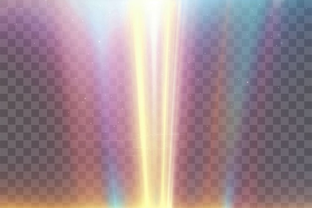 PNG Rainbow holographic light backgrounds sky