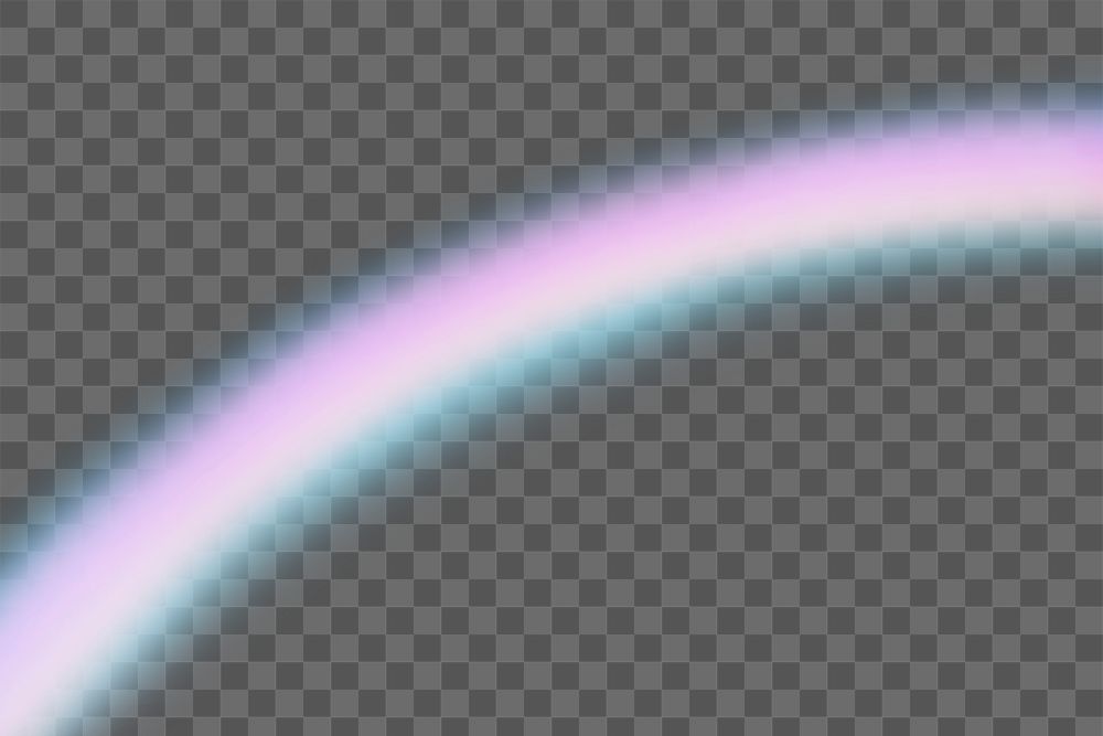 PNG rainbow effect, transparent background 