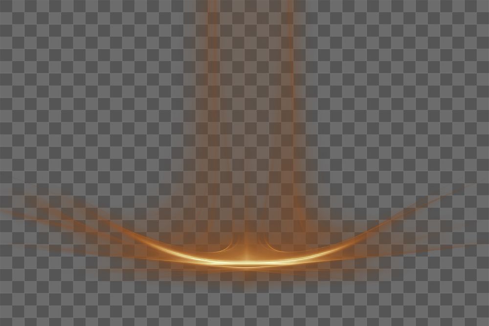PNG gold light effect, transparent background AI generated image by rawpixel