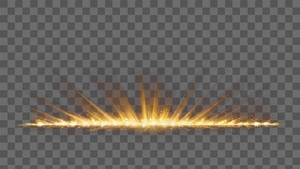 PNG sun ray effect, transparent background AI generated image by rawpixel