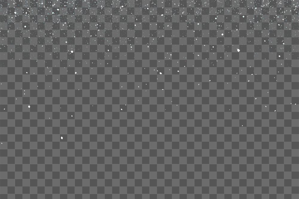 PNG isolated snow effect, transparent background 